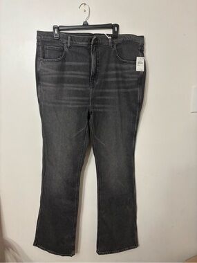 Good American Black Bootcut Jeans
